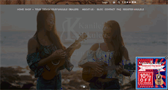 Desktop Screenshot of kanileaukulele.com